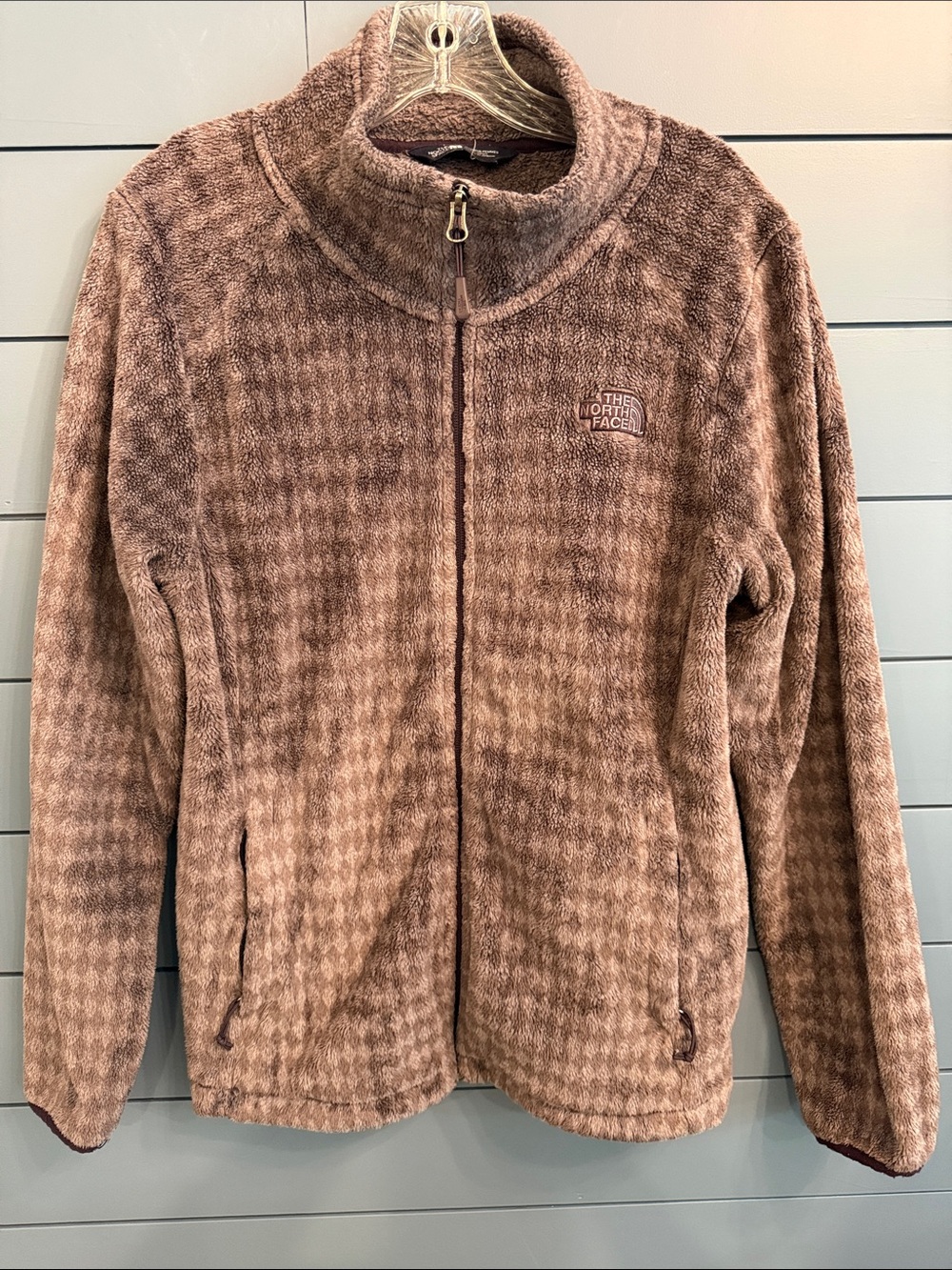 The North Face Women's Osito Full Zip Jacket - Purple Patterned